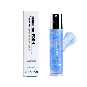 Заспокійлива сироватка з антиоксидантним ефектом VITARAN EXOSOME-PDRN Azulene Serum 50ml vt-01 фото